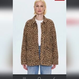 Pistola "Cecile" Shacket In "Feline".  Women's...Roomy... Small.